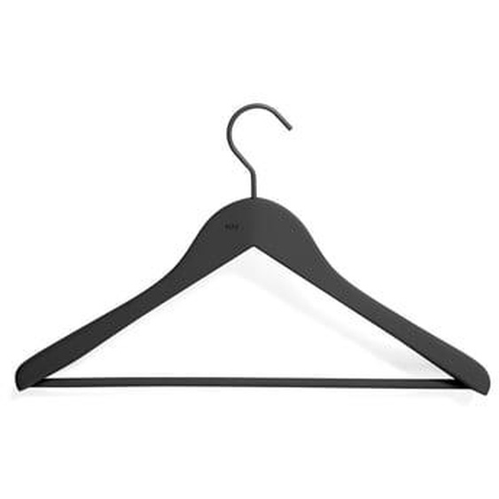 Set de 4 cintres Soft Coat cintres avec entretoise - large - 4er Set