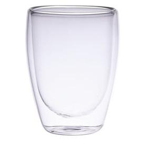 Set de 4 gobelets de  cl Volupt double paroi en verre borosilicate