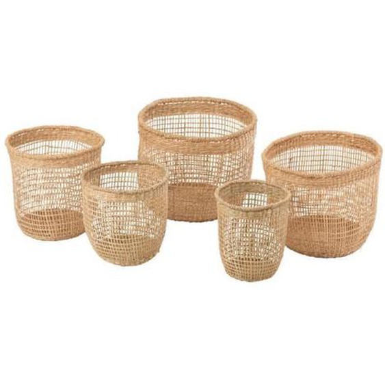 Set de 5 paniers Oasis naturel - CaliCosy Beige