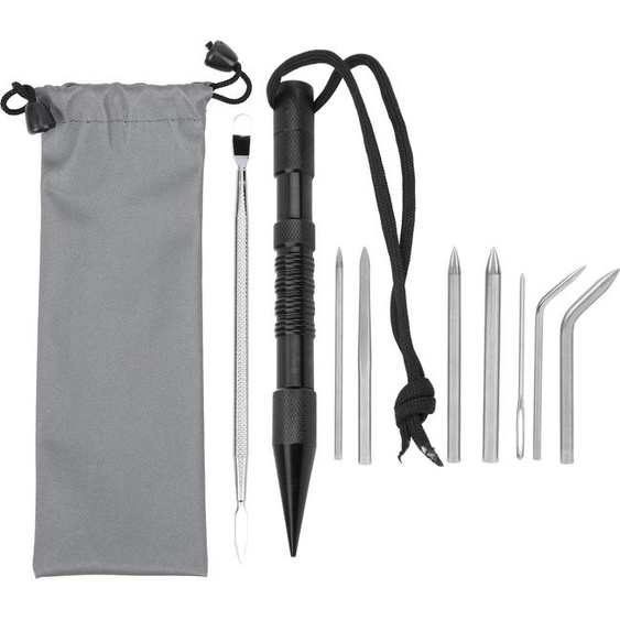 set de 9 aiguilles pour fil dombrelle, aiguilles à tresser et à broder en acier inoxydable, accessoires pour bracelets DIY