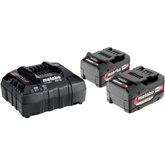 Metabo - Kit de base 2 x 18V 4,0 Ah (625591000) + chargeur ASC55 en carton