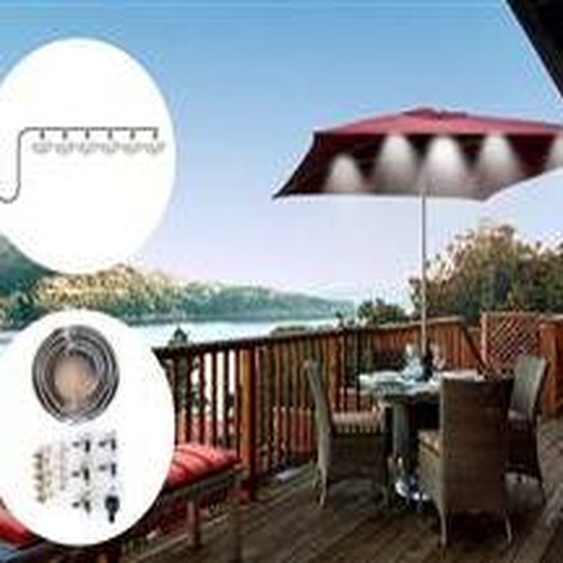 Set de brumisation deau 7,5 m, 5 buses