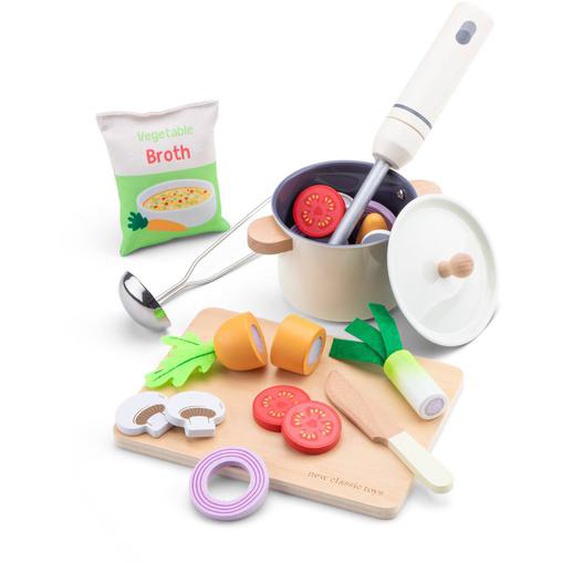 Set De Jeu Pour Préparer La Soupe Beige