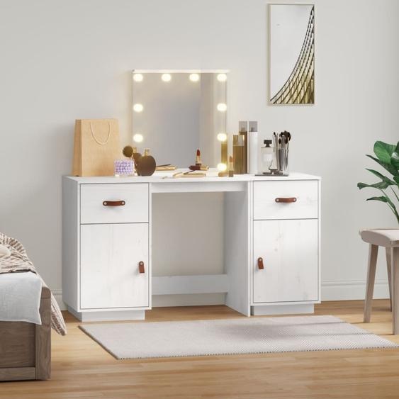 Set de maquillage avec LED Blanc pin massif