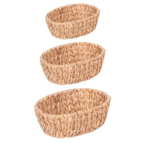 Set de  paniers ovales Jacinthe deau
