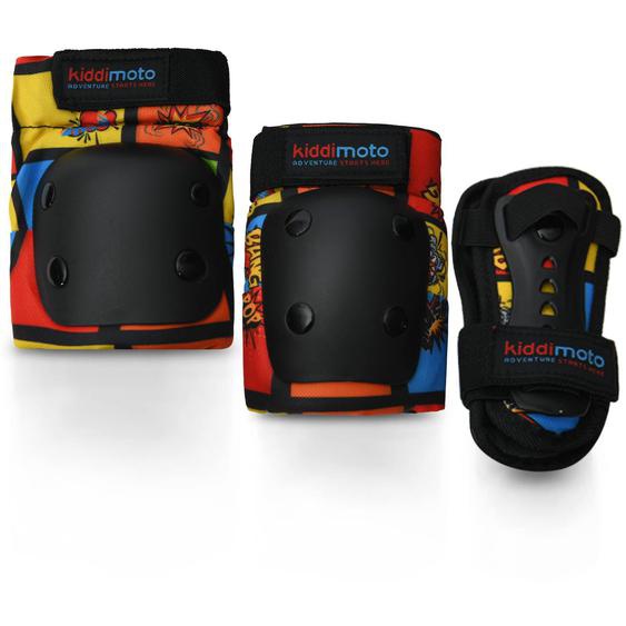 Set De Protections Enfant Comic S Noir