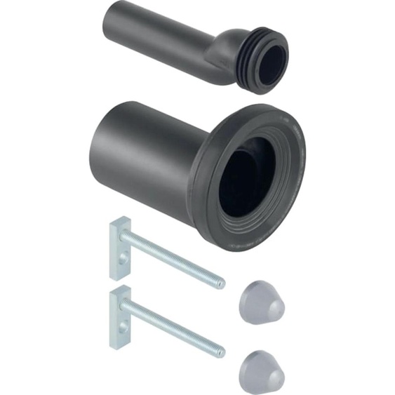 Kit de raccordement Geberit pour WC mural d110 mm, coudé, rehausse 2,5 cm, 1 pièce.