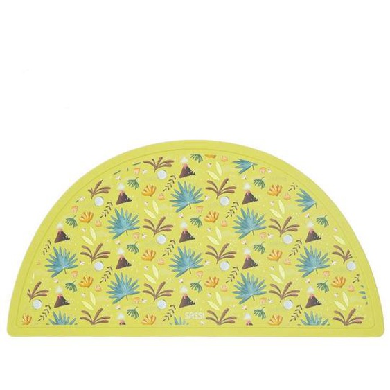 Set De Table En Silicone Animaux Vert