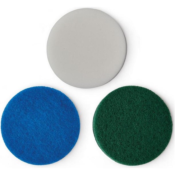 Set de tampons de nettoyage - PICOBELLA 18/90 - mousse, microfibres, cuisine - Ø100mm