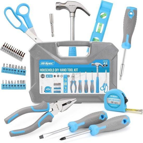 Set doutils en mallette - Mallette à outils complète - Bleu