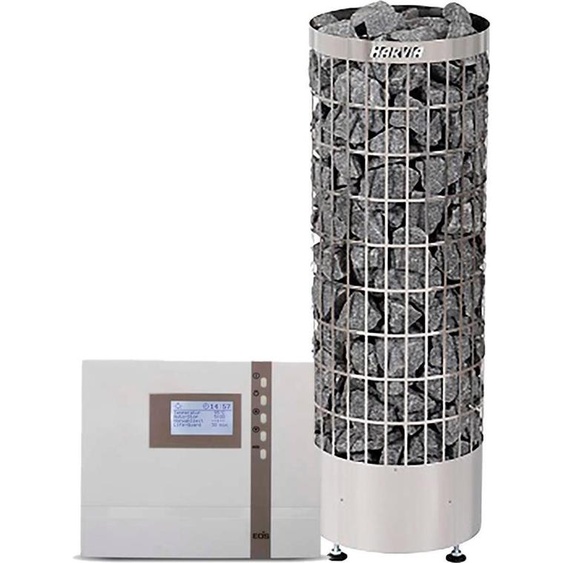 Set Les poêles de sauna Harvia Cilindro PC90E 9,0kW Set avec EOS ECON ECON D4