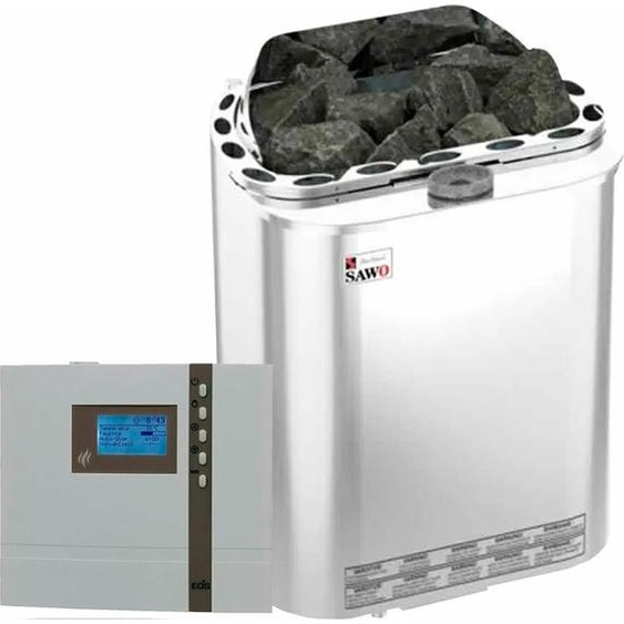 Kit de poêles pour saunas Sawo Scandia Combi 9,0 kW avec EOS ECON