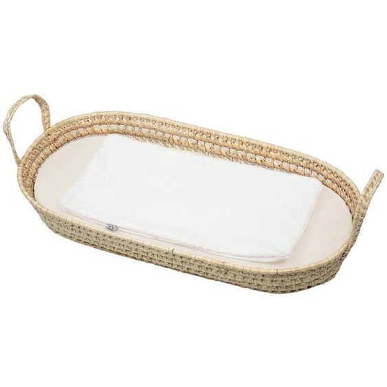 Set Matelas À Langer : Panier + Matelas + Drap-housse + Tapis De Change Jeanne Beige