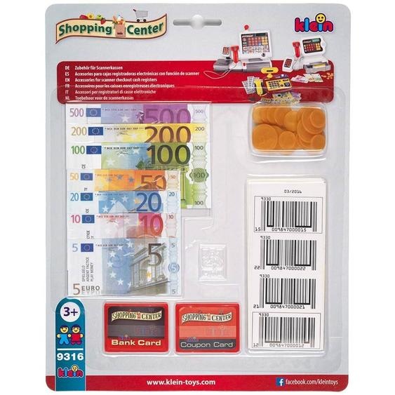 Set Monnaie Factice Pour Caisse Électronique Multicolore
