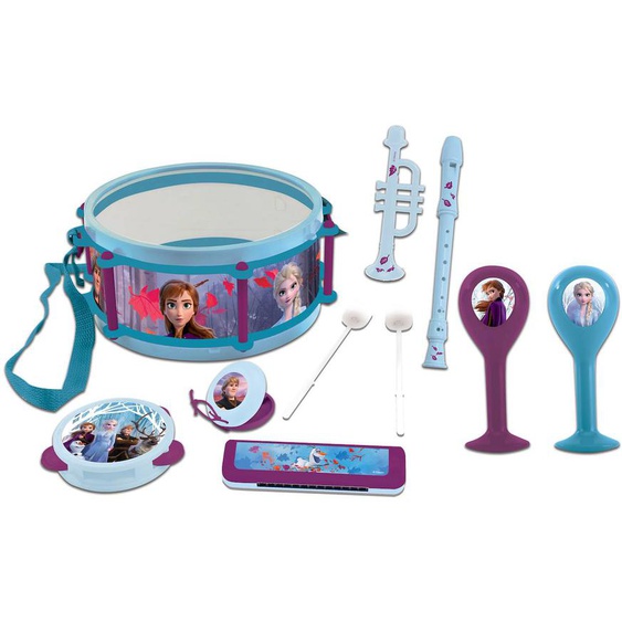 Set Musical 7pcs Reine Des Neiges Bleu