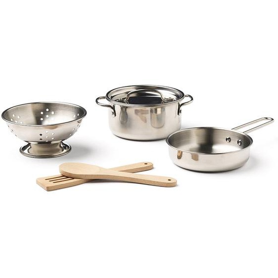 Set Poêle Et Casserole Gris