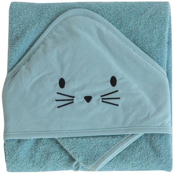Set Sortie De Bain Et Gant Lapin Bleu