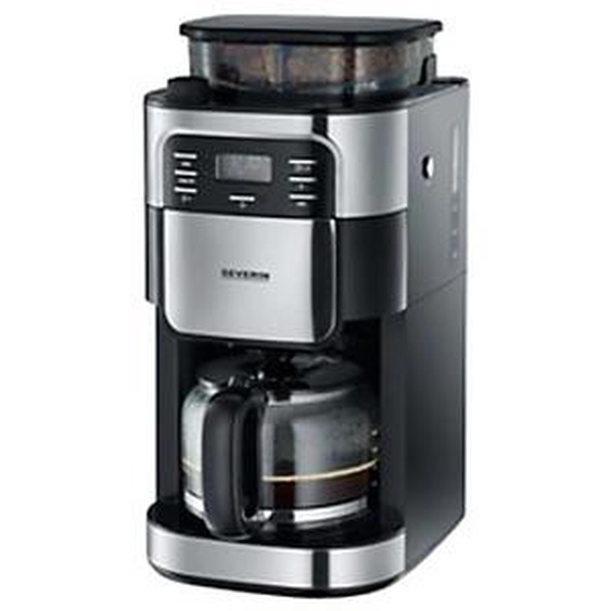 SEVERIN Cafetière électrique KA 4810, acier inoxydable/noir