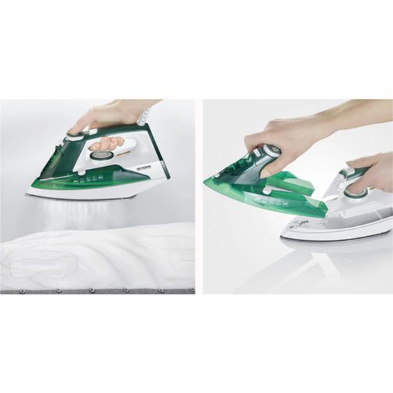 SEVERIN Fer à repasser à vapeur BA 3261, blanc/vert