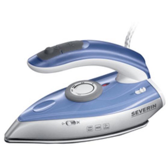 SEVERIN Fer vapeur de voyage BA 3234, argent / bleu
