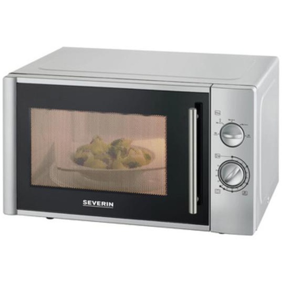 SEVERIN Micro-ondes MW 7772, 900 watts, argenté / noir