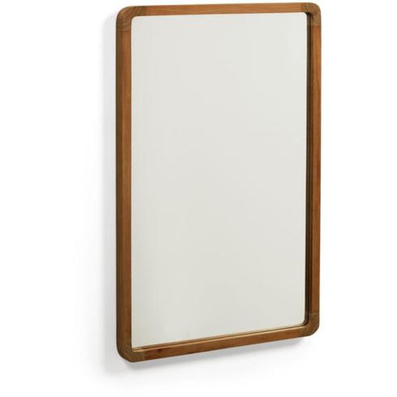 Shamel - Miroir en bois 45x70cm - Couleur - Bois foncé