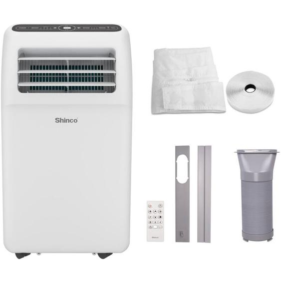 SHINCO Climatiseur Mobile Wifi 12000 BTU/h, Eco R290, 3,5 kW, 4 en 1 Refroidissement, Chauffage, ventilateur, Déshumidificateur, Blanc