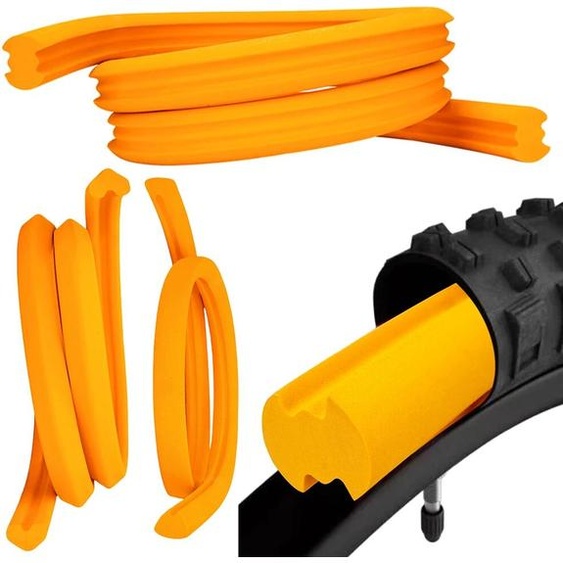 Shunmaii Inserts de bande en mousse intérieure anti-crevaison pour vélo de route VTT, coussretours dair, doublure de jante, pièces de cyclisme, 700c, 26, 27.5, 29