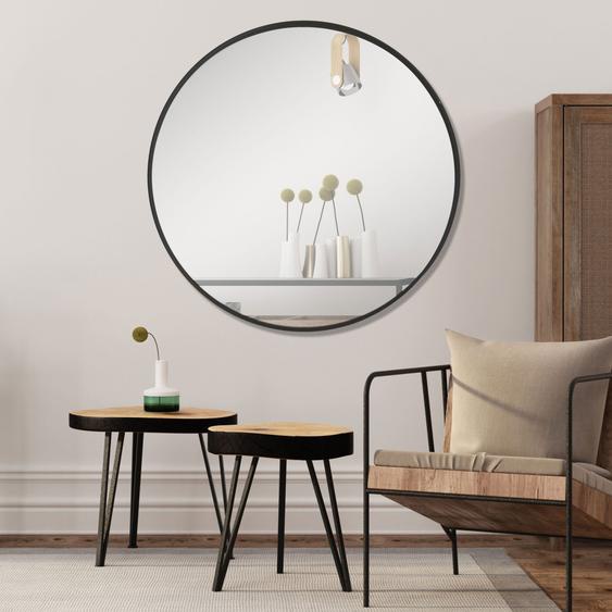 Sia - Miroir rond ø100cm - Couleur - Noir