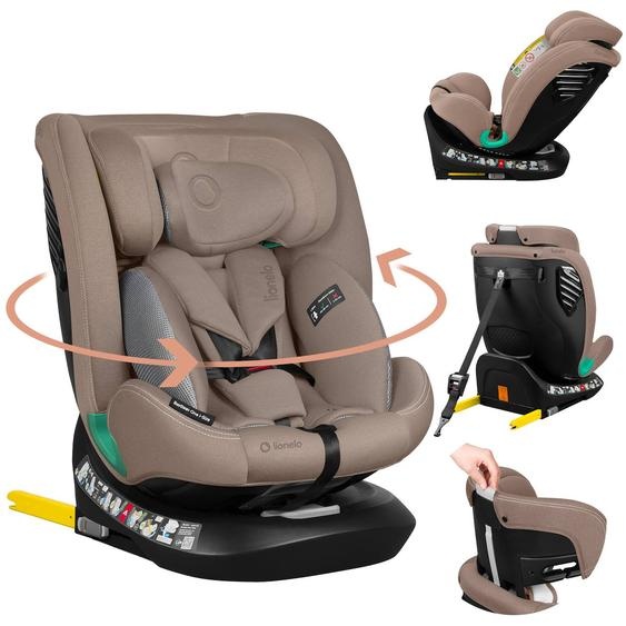 Siège Auto Bastiaan One I-size 40-150 Cm Avec Isofix Et Base Pivotante 360° Beige Sand