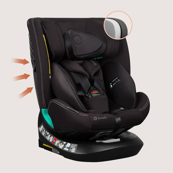 Siège Auto Bastiaan One I-size 40-150 Cm Avec Isofix Et Base Pivotante 360° Black Carbon