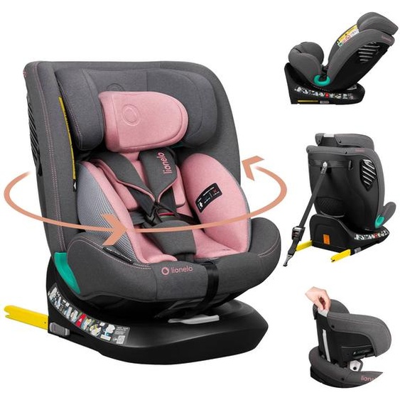 Siège Auto Bastiaan One I-size 40-150 Cm Avec Isofix Et Base Pivotante 360° Pink Rose