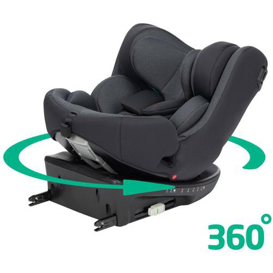 Siège Auto Évolutif Pivotant Evolvefix I-size Noir Teinté