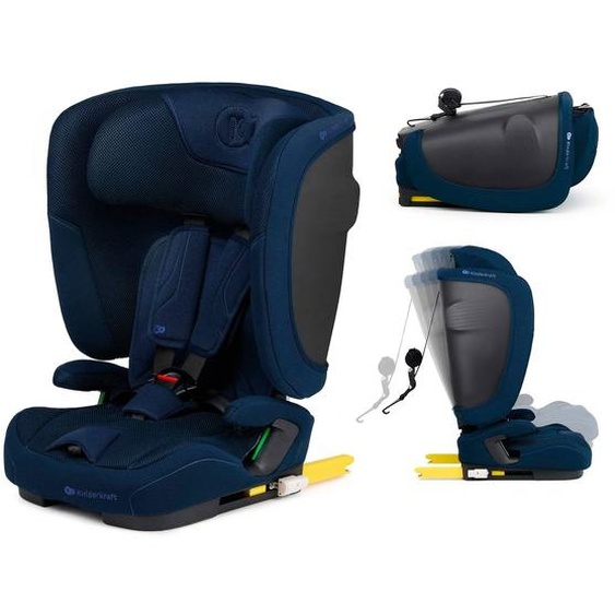 Siege Auto Fix2go I Size 76-150cm Pratique Confort Bleu Marine