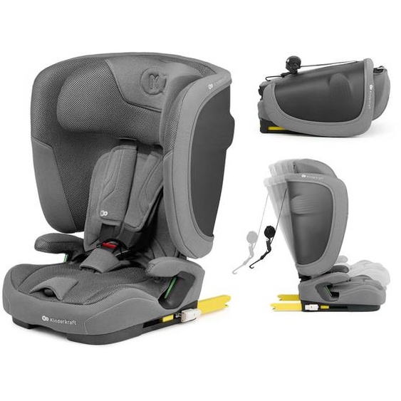Siege Auto Fix2go I Size 76-150cm Pratique Confort Gris