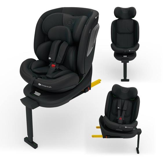 Siège Auto I-360 2 Plus, I-size 4-en-1 40-150 Cm Pivotant 360°, Isofix, Dos Et Face Route, Protection Latérale, Inclinable, Ventilation, Évolutif 0-12 Ans Noir