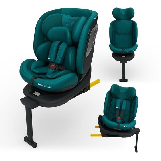 Siège Auto I-360 2 Plus, I-size 4-en-1 40-150 Cm Pivotant 360°, Isofix, Dos Et Face Route, Protection Latérale, Inclinable, Ventilation, Évolutif 0-12 Ans Vert