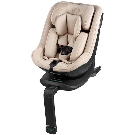 Siège Auto I-size Avec Rotation 360°, Sécurité Renforcée Nouveau Tissu Beige