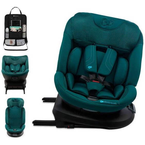 Siège Auto Kinderkraft Xpedition 3 I-size 40-150 Cm Appui-tête H-guard+ + Organisateur Voiture Vert