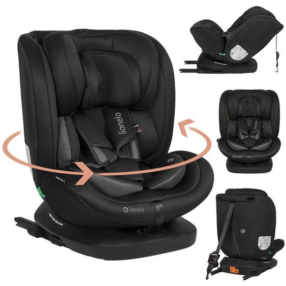 Siège Auto Pivotant 360° Bastiaan I-size 40-150 Cm Avec Isofix Et Sideprotect Black Carbon