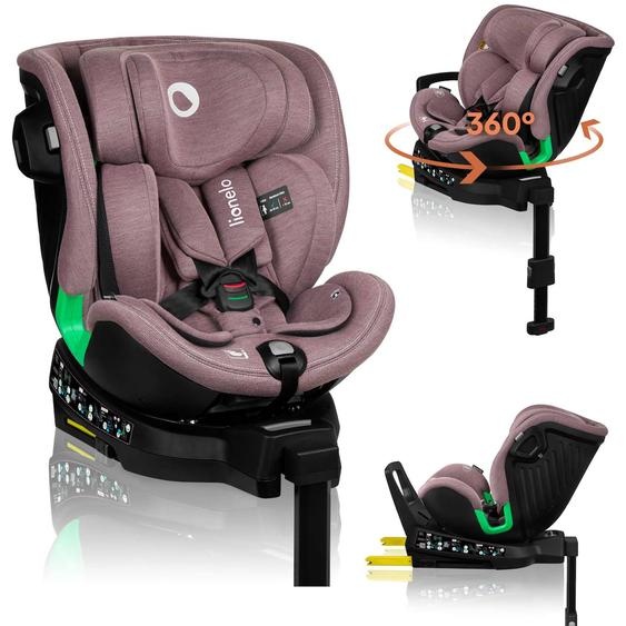 Siège Auto Pivotant 360° Harmony I-size 40-150 Cm Avec Isofix Et Tissu 60% Bambou Pink Mauve