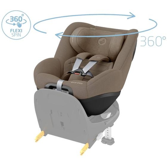 Siège Auto Pivotant Et Coulissant Pearl 360 Pro Authentic Truffle