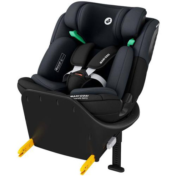 Siège Auto Pivotant Evolutif Et I-size Emerald 360 S, Noir Tonal