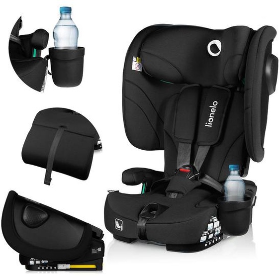 Siège Auto Pliable Nelly I-size 76-150 Cm Avec Isofix Et Top Tether Black Carbon