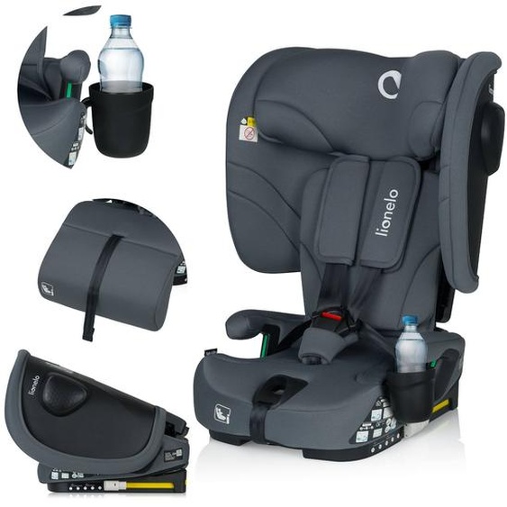 Siège Auto Pliable Nelly I-size 76-150 Cm Avec Isofix Et Top Tether Grey Graphite