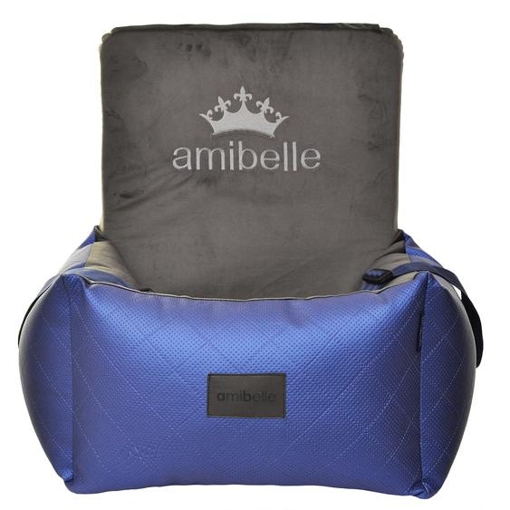 Siège auto pour chien Panier auto Siège auto pour chien Siège auto pour chien Siège auto pour chien Siège auto pour chien en simili cuir HAUT BLEU