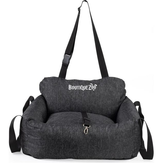 Siège auto pour chiens | Siège auto pour chiens, siège arrière, siège avant | Polyester | Taille : 55 x 65 cm | Couleur : noir