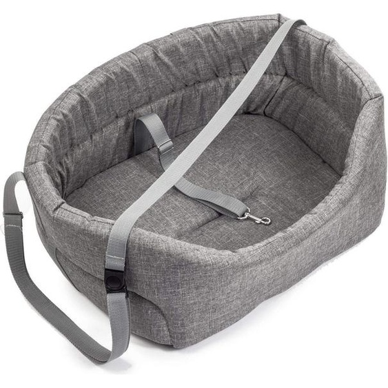 Siège auto pour chiens Siège auto pour chiens Siège auto pour chiens Sac pour chiens Gris Faux Lin L