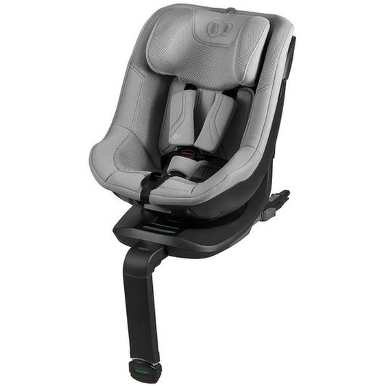 Siège Auto Rotatif I-size Avec Sécurité Renforcée Et Inclinaison Facile Tissu Gris