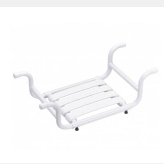 Siège de baignoire PMR PELLET aluminium époxy blanc